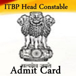 ITBP HC Telecom Admit Card