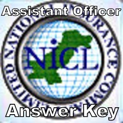NICL Assistant Answer Key