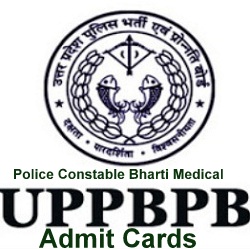 UP Police Constable Bharti Medical Hall Tckt