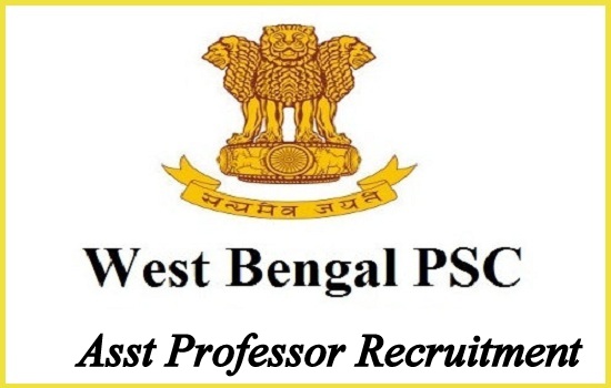 WBPSC Assistant Professor Recruitment 2023