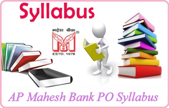 AP Mahesh Bank PO Syllabus