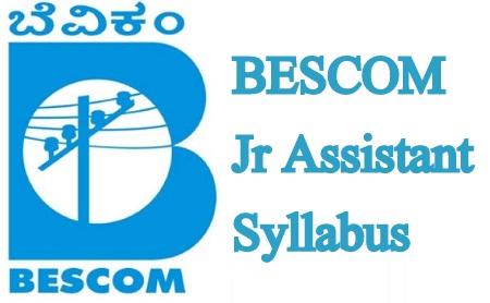 BESCOM Jr Assistant Syllabus