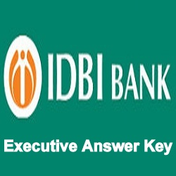 IDBI Executive answer key
