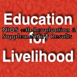 NIOS 10th Revaluation Result 2023