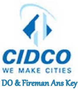 CIDCO DO Exam Answer Key
