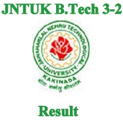 JNTU kakinada B.Tech 3-2 Result