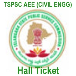 TSPSC AEE (Civil) Exam Hall Ticket
