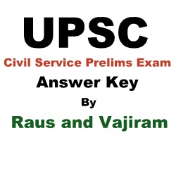 UPSC CSP IAS IPS IFS Answer Key By Raus & Vajiram