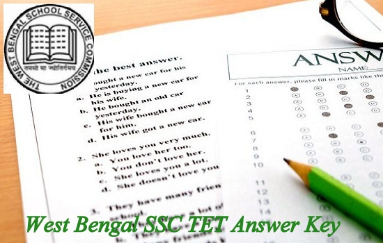 West Bengal SSC TET Answer Key