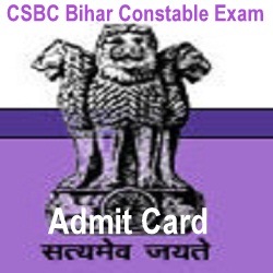 CSBC Bihar Constable Exam Date