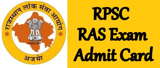 RPSC RAS Prelims Exam Admit Card 2022