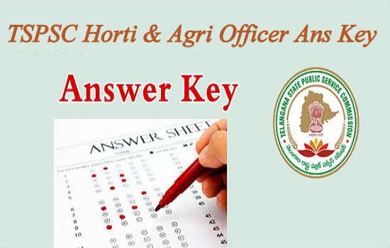 TSPSC Horti & Agri Officer Ans Key