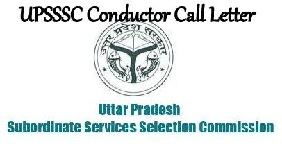 UPSSSC Conductor Call Letter 2019