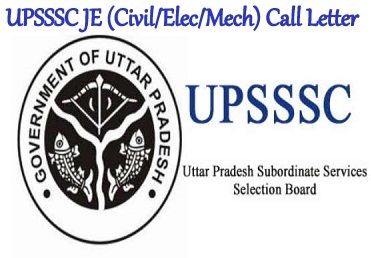 UPSSSC JE Call Letter