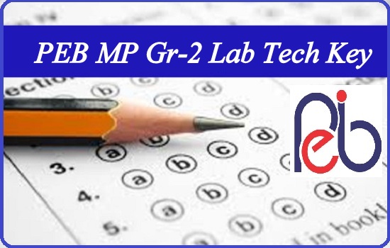 PEB MP Gr-2 Lab Tech Key 2018