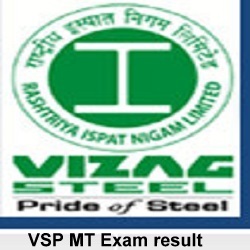 Vizag VSP MT Final Result 2019