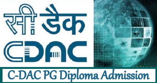 C-DAC (PG Diploma Admission) admit card 2018