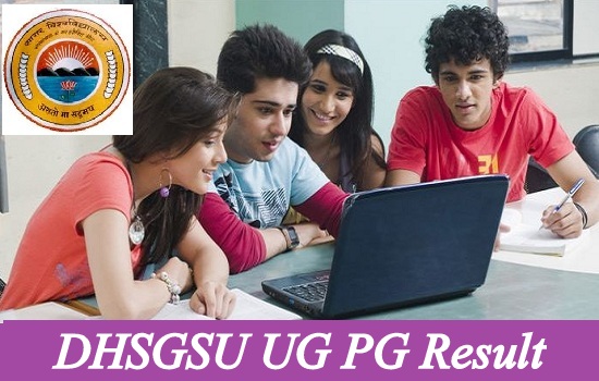 DHSGSU UG PG Result 2024