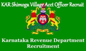 Karnataka Shimoga Village Account Officer Recruitment 2024