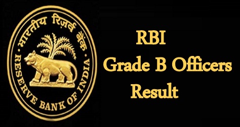 RBI Grade B Officers Result