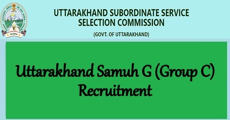 Uttarakhand Samuh G (Group C) Recruitment 2023
