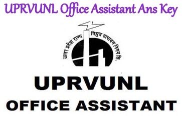 UPRVUNL Office Assistant Ans Key 2024
