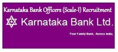 Karnataka Bank Officers Recruitment 2024