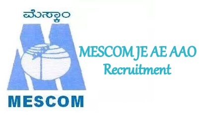 MESCOM JE AE AAO Recruitment 2023