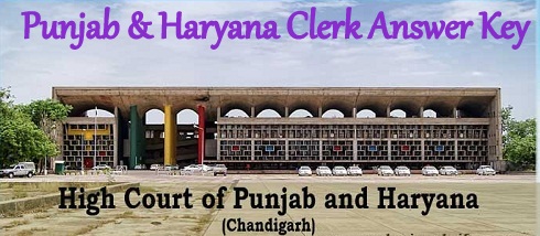 Punjab & Haryana Clerk Answer Key 2023