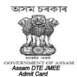  Assam DTE JMEE Admit Card