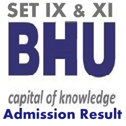 BHU SET Result 2022 E-Lottery 6/9/11 Class Admission Test Merit List ...