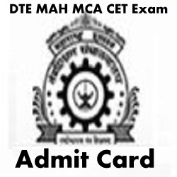 DTE MAH MCA CET Admit Card