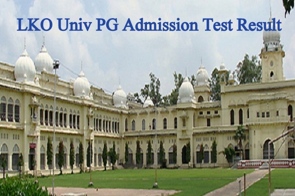 LKO Univ PG Admission Test Result