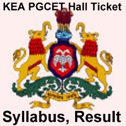 PGCET Hall Ticket Syllabus Rank Card