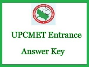 UPCMET Entrance Answer Key