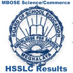 MBOSE Science Commerce HSSLC Result