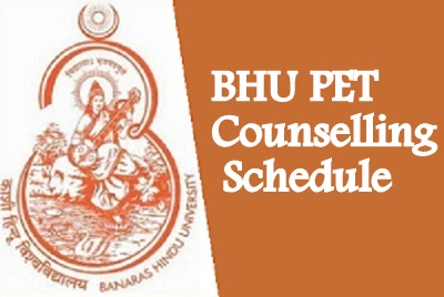 BHU PET Counseling Schedule