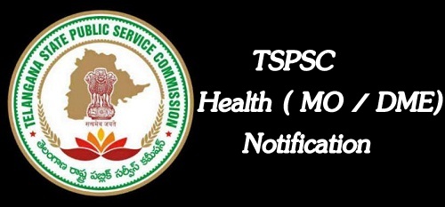 TSPSC Health Notification 2024