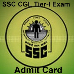 SSC CGL Tier-1 Admit Card