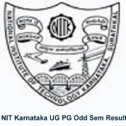 NIT Karnataka UG PG Odd Sem Result 2018