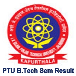 PTU Result 7th 5th 3rd 1st Sem B.Tech