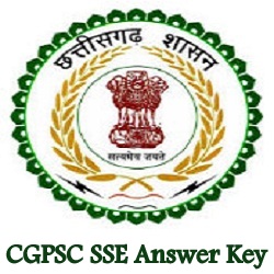 CGPSC SSE Answer Key 2019