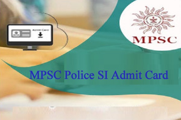 MPSC Police SI Admit Card