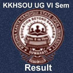 KKHSOU 6th Sem Result 2019