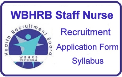 WBHRB Staff Nurse Application Form 2023