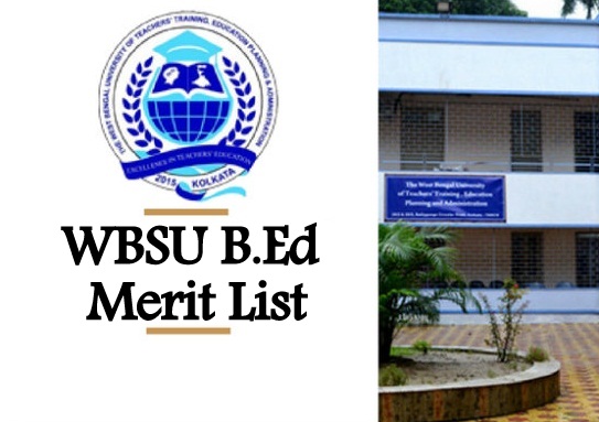 WBSU B.Ed 2024 Merit List