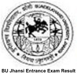 BU Jhansi Entrance Result 2022