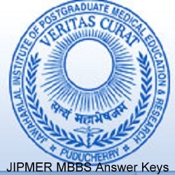 JIPMER MBBS Answer Key 2019