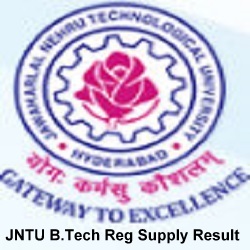 JNTU B.Tech Reg Supply Result
