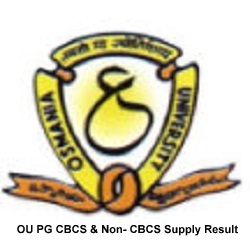 OU PG CBCS & Non- CBCS Supply Result